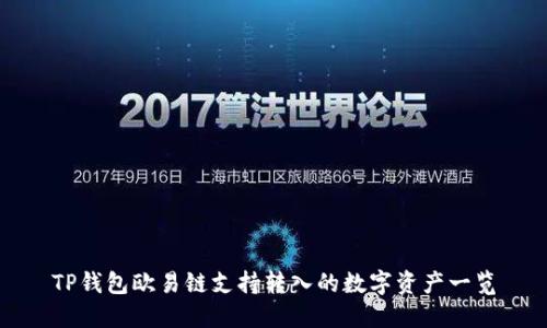 TP钱包欧易链支持转入的数字资产一览